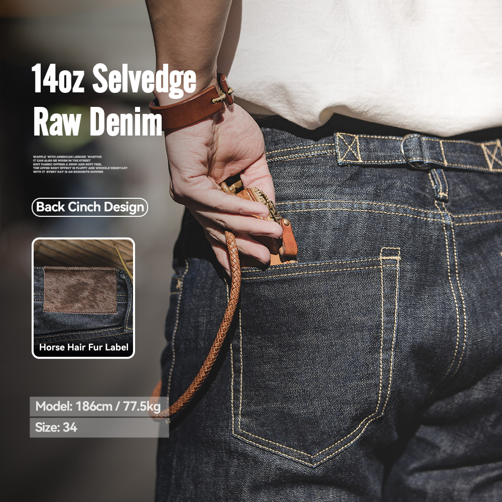 Levis Jeans 501 - Мужские джинсы Maden с необработанными краями,