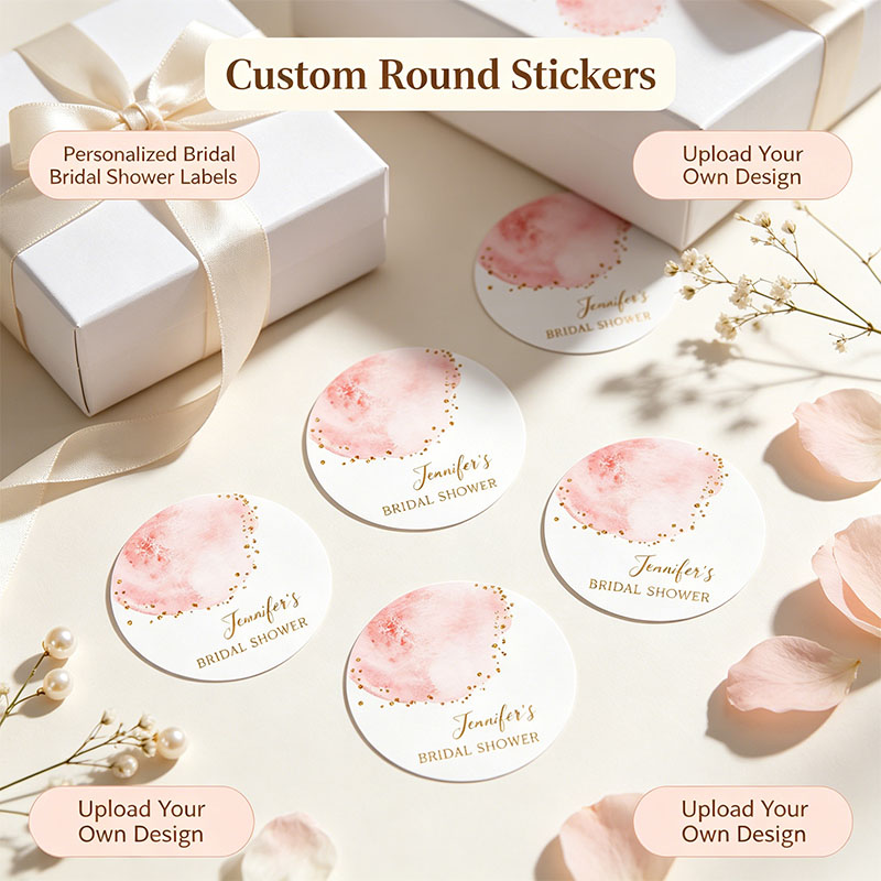 Наклейки-конфетти круглой форм – обзор и цена Personalized Name Box