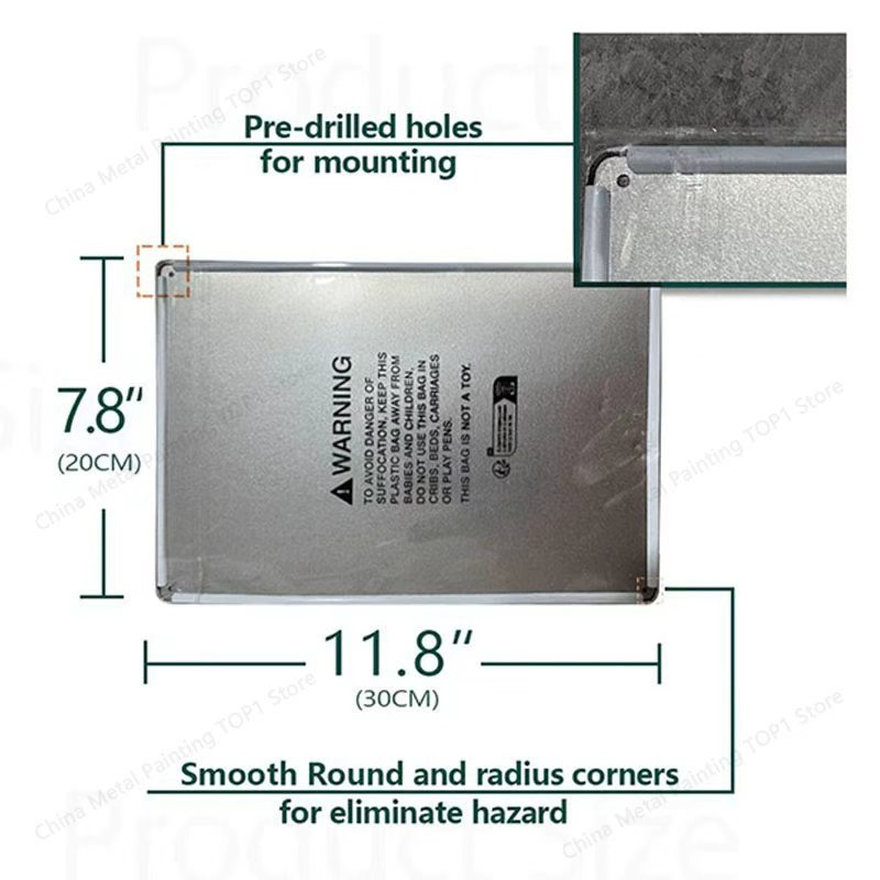 Металлическая табличка-постер  – обзор и цена Custom Map Poster
