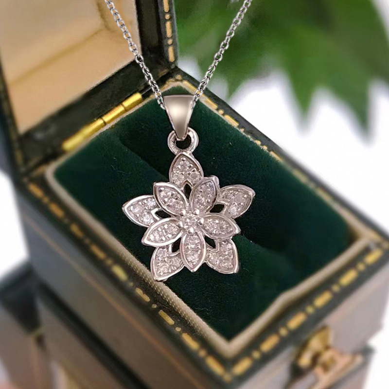 Ожерелье с цветком из стерлинг – обзор и цена Birth Flower Necklace