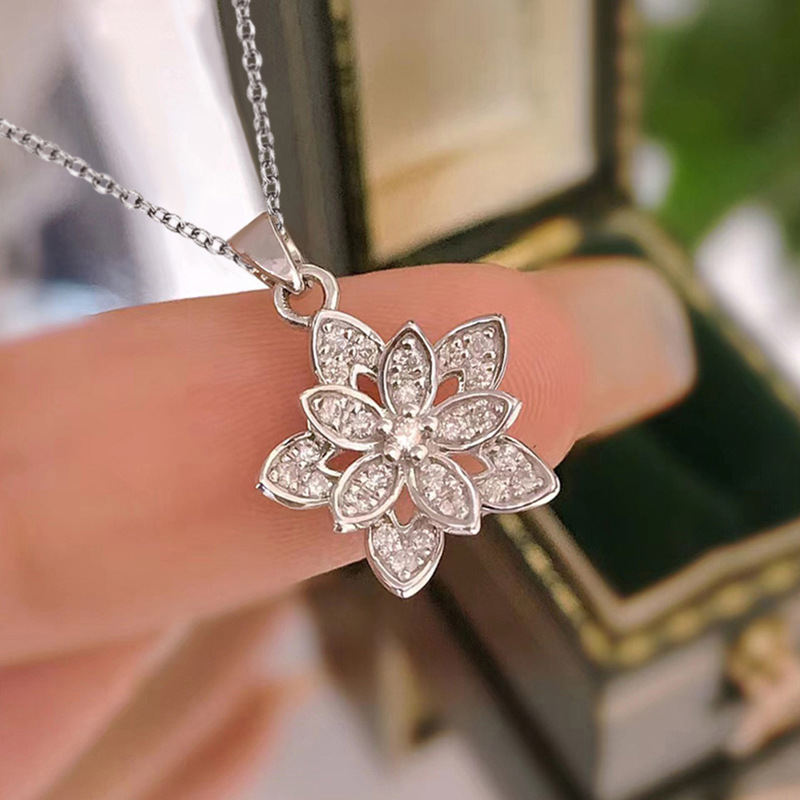 Ожерелье с цветком из стерлинг – обзор и цена Birth Flower Necklace
